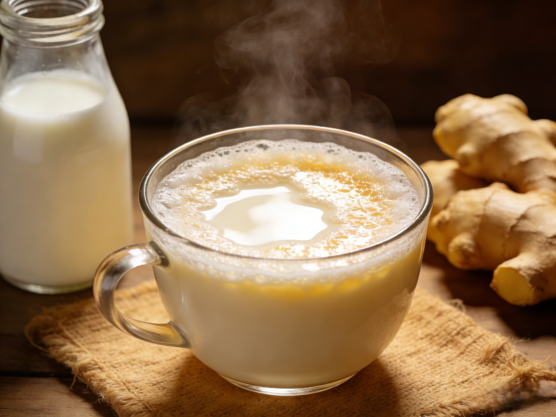Hot Ginger Milk